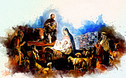 Worship Painting by Charlie Roman Worship Painting by Charlie Roman