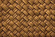 Woven Bamboo Reeds Seamless Basket Weave Tileable Texture Detailed Wood Grain On Interlocking Braided Rattan Wickerwork Surface Pattern Design 8k High Resolution Material 3d Rendering Painting by N Akkash