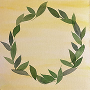 Wreath Painting by Lisa Neuman