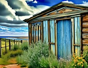 Writing Cabin Digital Art by Eris And AI Writing Cabin Digital Art by Eris And AI