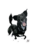 Wrobel 5282 Drawing by John LaFree