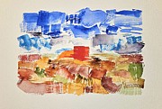 Wukoki Pueblo Painting by John Klobucher Wukoki Pueblo Painting by John Klobucher