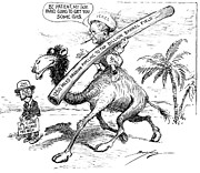 Wwii Cartoon - Rationing, 1944 Drawing by Clifford Kennedy Berryman