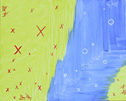 X's and O's Painting by Doug Miller