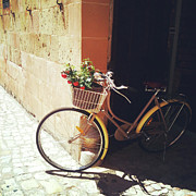Yellow Bicycle Photograph by Cassia Beck