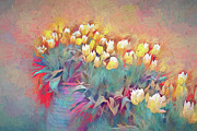 Yellow Tulips, Impressionistic Photograph by Philip Preston