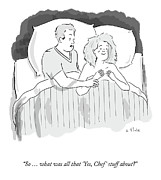 Yes, Chef Drawing by Emily Flake