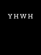YHWH 1 - Bible Verses Print 2 - Christian, Faith Based Digital Art by Studio Grafiikka