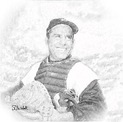 Yogi Drawing by Steve Mitchell
