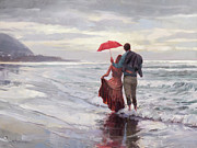 You Me and the Sea Painting by Steve Henderson You Me and the Sea Painting by Steve Henderson