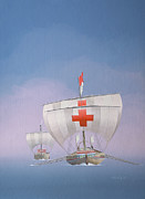 Yugoslavia Sailing Ships Painting by Keith Reynolds Yugoslavia Sailing Ships Painting by Keith Reynolds