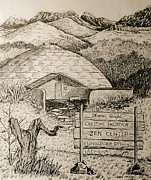 Zen Center Painting by James RODERICK