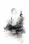 Zen Landscapes Painting by Lourry Legarde Zen Landscapes Painting by Lourry Legarde