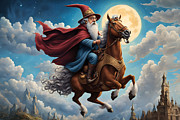 Zephyr the Wizard Digital Art by Greg Joens