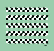 ZigZag Illusion Mixed Media by Gianni Sarcone