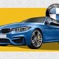 2016 B M W M 3 Sedan with 3 D Badge Photograph by Serge Averbukh 2016 B M W M 3 Sedan with 3 D Badge Photograph by Serge Averbukh