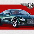 Bentley E X P 10 Speed 6 with 3 D Badge Photograph by Serge Averbukh Bentley E X P 10 Speed 6 with 3 D Badge Photograph by Serge Averbukh