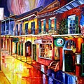Bourbon Street Red Painting by Diane Millsap Bourbon Street Red Painting by Diane Millsap