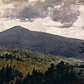 Burnt Mountain Drawing by Winslow Homer Burnt Mountain Drawing by Winslow Homer