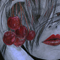 Cherry Kisses Drawing by Quwatha Valentine Cherry Kisses Drawing by Quwatha Valentine