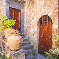 Courtyard of Tuscany Photograph by David Letts Courtyard of Tuscany Photograph by David Letts