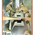 Mechanical Training - Enlist In The Air Service Painting by War Is Hell Store Mechanical Training - Enlist In The Air Service Painting by War Is Hell Store