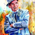 Frank Sinatra young painting Painting by Suzann Sines Frank Sinatra young painting Painting by Suzann Sines