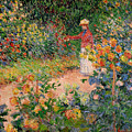 Garden at Giverny Painting by Claude Monet Garden at Giverny Painting by Claude Monet
