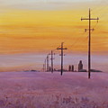 Glow Painting by Ruth Kamenev Glow Painting by Ruth Kamenev