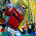 Golf Red Painting by John Gholson Golf Red Painting by John Gholson