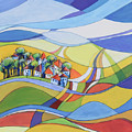 Houses along the river by Aniko Hencz Houses along the river by Aniko Hencz