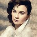 Margaret Nolan, Vintage Actress And Model Digital Art by Mary Bassett