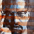 Malcolm X Painting by Paul Lovering Malcolm X Painting by Paul Lovering