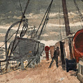 Marine Drawing by Winslow Homer Marine Drawing by Winslow Homer