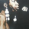 Nina Simone Painting by Rachel Natalie Rawlins Nina Simone Painting by Rachel Natalie Rawlins