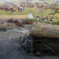 painting of Battle of Borodino Photograph by Vladi Alon painting of Battle of Borodino Photograph by Vladi Alon