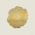 Rings of a Tree Trunk Cross-section in Gold on Linen by Serge Averbukh Rings of a Tree Trunk Cross-section in Gold on Linen by Serge Averbukh