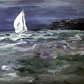 Sailing the Julianna Painting by Julie Lueders Sailing the Julianna Painting by Julie Lueders