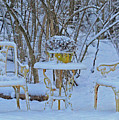 Snowy Sit a Spell Photograph by PJQandFriends Photography Snowy Sit a Spell Photograph by PJQandFriends Photography