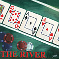 The River Painting by Debbie DeWitt The River Painting by Debbie DeWitt