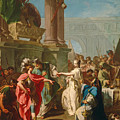 The Sacrifice of Polyxena Painting by Giambattista Pittoni The Sacrifice of Polyxena Painting by Giambattista Pittoni