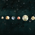 The Solar System Poster by Bri Buckley