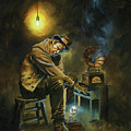 Tom Waits Painting by Ken Meyer jr Tom Waits Painting by Ken Meyer jr