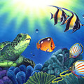 Turtle Dreams Painting by Angie Hamlin Turtle Dreams Painting by Angie Hamlin