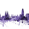 Barcelona Spain Skyline 10 by Michael Tompsett Barcelona Spain Skyline 10 by Michael Tompsett