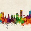 Boston Massachusetts Skyline Digital Art by Michael Tompsett Boston Massachusetts Skyline Digital Art by Michael Tompsett