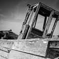 Old Abandoned Boat BW Photograph by Rick Deacon Old Abandoned Boat BW Photograph by Rick Deacon