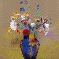 Vase Of Flowers by Odilon Redon Vase Of Flowers by Odilon Redon