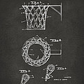 1951 Basketball Net Patent Artwork - Gray Digital Art by Nikki Marie Smith 1951 Basketball Net Patent Artwork - Gray Digital Art by Nikki Marie Smith