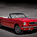 1966 Ford Mustang Convertible Digital Art by Douglas Pittman 1966 Ford Mustang Convertible Digital Art by Douglas Pittman